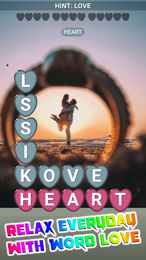 Android application Love word games for adults screenshort