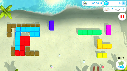 Tangram Puzzles Beach Party Screen 2
