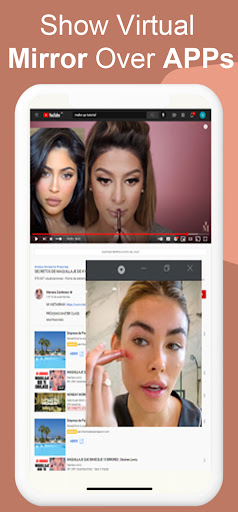 Floating virtual mirror popup Screen 2