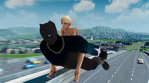 Android application Flying hero city rescue screenshort