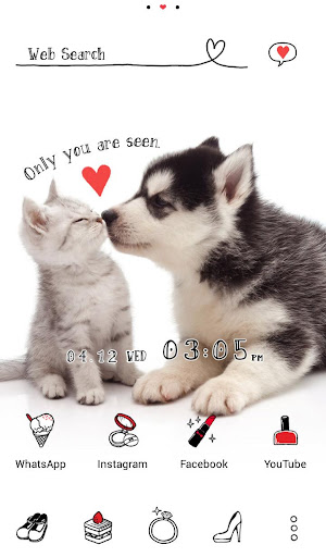 かわいい壁紙アイコン 子犬と子猫 無料 By Home By Ateam Google Play Japan Searchman App Data Information