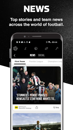 Android application ToonArmy - Live Scores & News screenshort