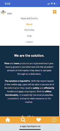 Android application InputsPro Inc. screenshort