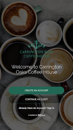 Android application Carrington Oaks Coffeehouse screenshort