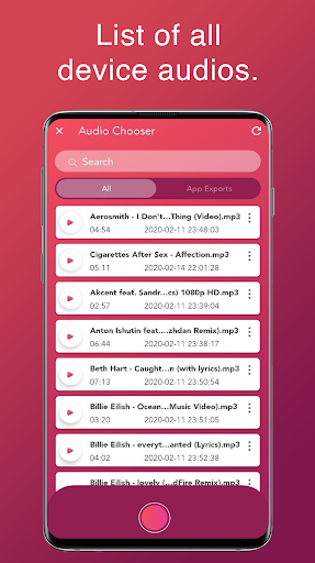 App screenshot