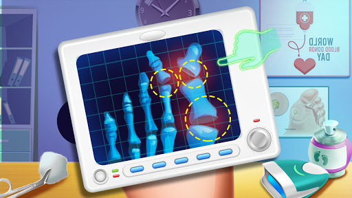 لعبه Foot Care Offline Doctor Games apk مهكر4