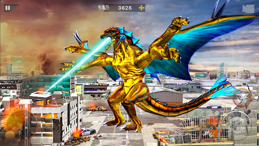 Monster Dinosaur Rampage Game apkpoly screenshots 23