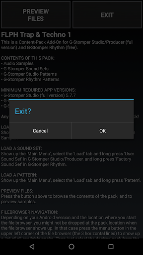 Screenshot of G-Stomper Flph Trap & Techno 1