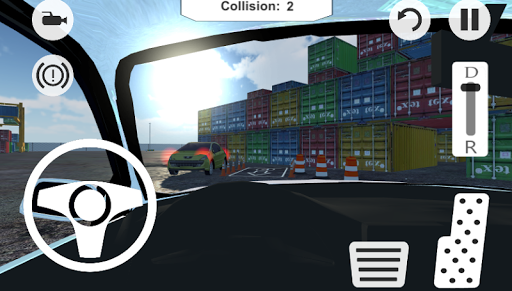 Driving a Car Game Screen 2