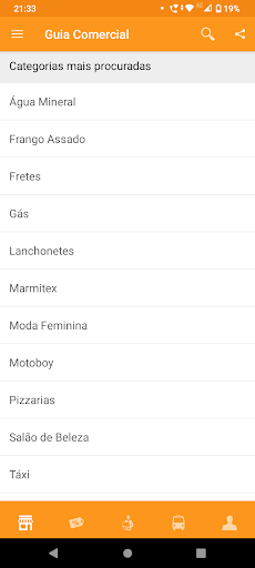 Android application Guia Glória screenshort
