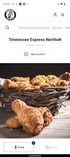 Android application Tennessee Express Takeaway screenshort