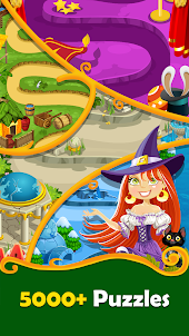 Witchy Wizard Match 3 Puzzle