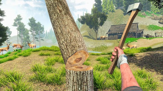 Woodcraft Island Survival Game MOD APK (MOD MENU) 8