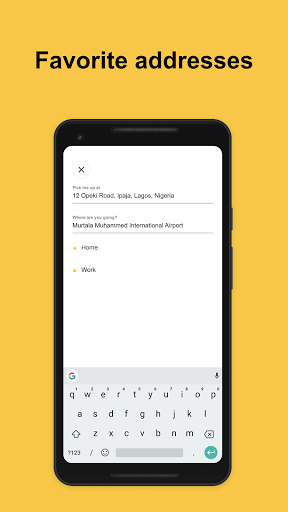 Drop: ride sharing taxi app Screen 2