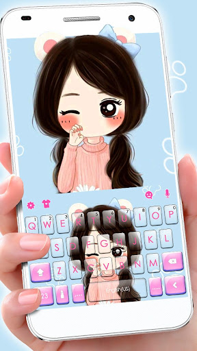 Android application Kitty Girl Theme screenshort