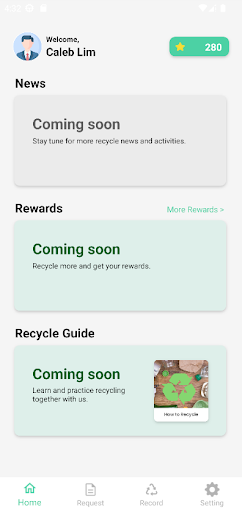Android application EcoPlus screenshort