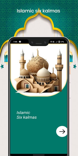 Android application Islamic six kalmas screenshort