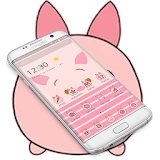 Pink Cute Piggy Theme icon
