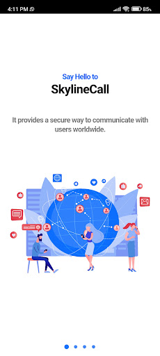 Android application [Beta] SkylineCall - Secure IM screenshort