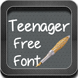 Teenager Font Style icon