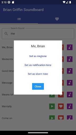 Brian Griffin Soundboard Screen 3
