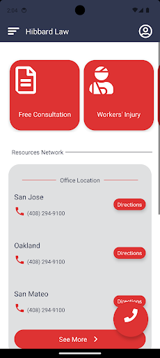 Android application Hibbard Law screenshort