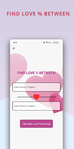 Love and Luck - Calculator Screen 2