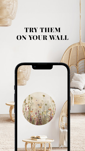 Android application WallArt AR- wall design screenshort