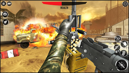 Gunner Machine Guns Simulator Game Varies with device APK screenshots 4