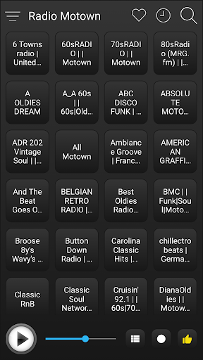 Motown Radio FM AM Music Screen 2