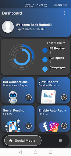 Android application Rododk Autoreply - ردودك screenshort