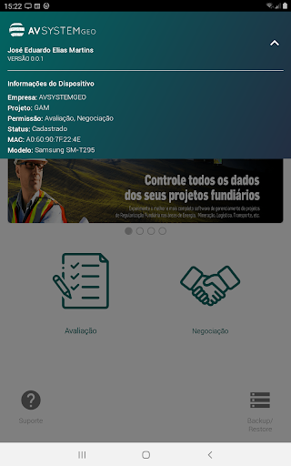 AVGeo Mobile Screen 3