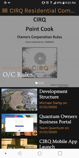 Android application CIRQ Residential Community App screenshort