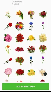 Flowers Stickers For Whatsapp