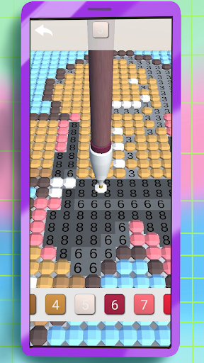 Android application Diamond Coloring by Number screenshort