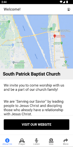 Android application South Patrick Baptist Church screenshort