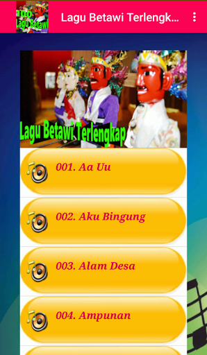 Lagu Betawi Lengkap + Ringtone Screen 3