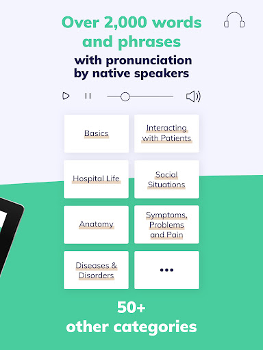 Screenshot of Medical English - MosaLingua