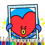 Cover Image of Télécharger coloring Bt21 for kids 1..1.2 APK