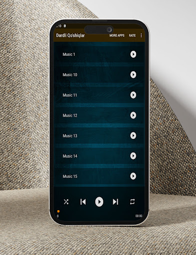 Android application Uzbek Sad Music screenshort