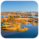 Irkutsk weather widget/clock icon