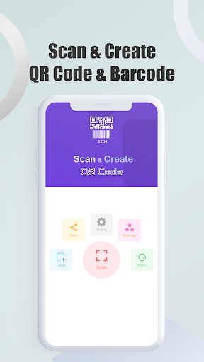 Android application Molii QR & Barcode Scanner screenshort