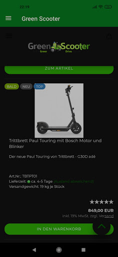 Green-Scooter.de - E-Scooter E