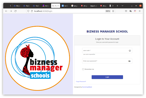 bizness manager school Screen 2