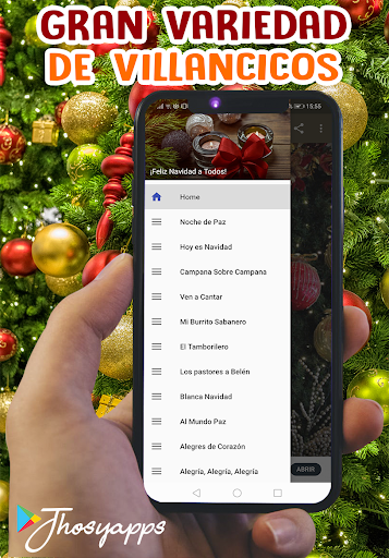 Android application Villancicos de Navidad Letras screenshort