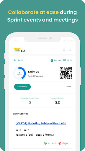 TIA - Agile Project Management Screen 3