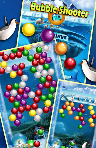 Android application Bubble Shooter HD screenshort