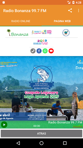 Radio Bonanza 99.7 FM Screen 2