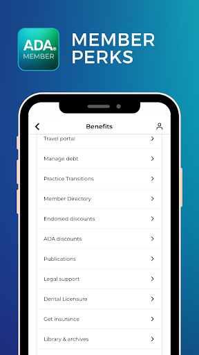 ADA Member App Screen 3