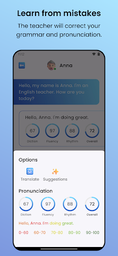 DialoGO - AI Native Speaker Screen 2
